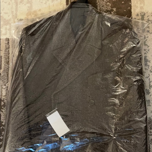 SOLD! Mango Man - Herringbone Tailored Coat - Picture 11 of 11